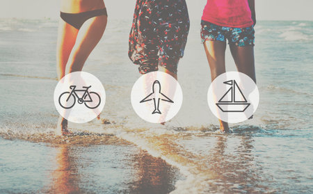 Transportation Transport Icon Travel Journay Trip Concept