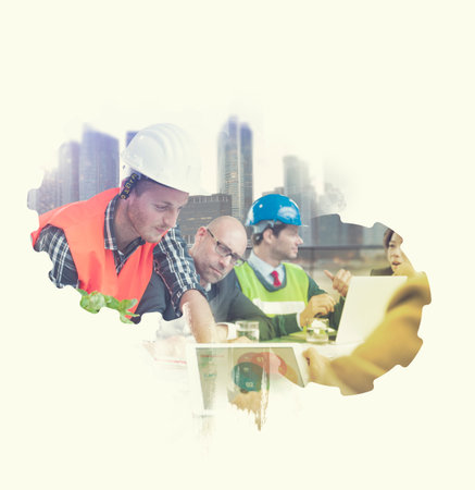 Architect Architecture Construction Worker Concept