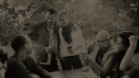 Friend Celebrate Party Picnic Joyful Lifestyle Drinking Concept