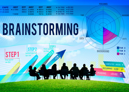 Brainstorming Planning Thinking Sharing Meeting Concept