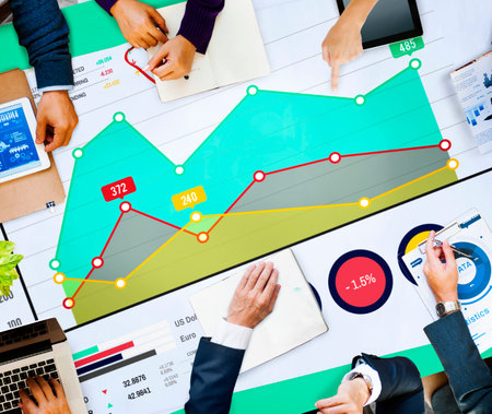 Finance Growth Business Marketing Success Analysis Concept
