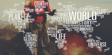 Planet World Earth Universe Global Innovation Concept
