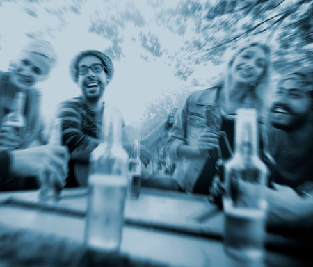 Diverse People Friends Hanging Out Concept