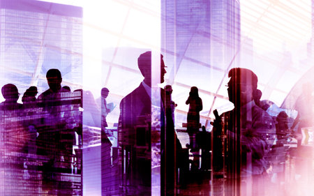 Business People Meeting Discussion Corporate Team Concept