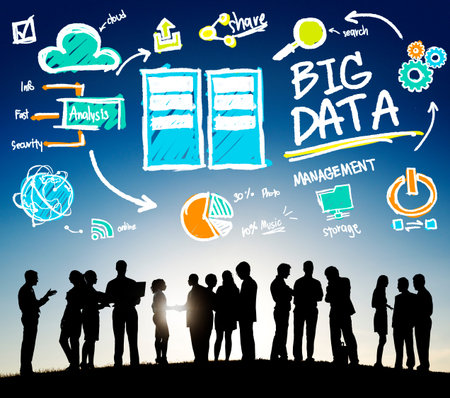 Big Data Storage Online Technology Database Concept