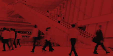 Business Rush Hour Walking Rush Hour Concept