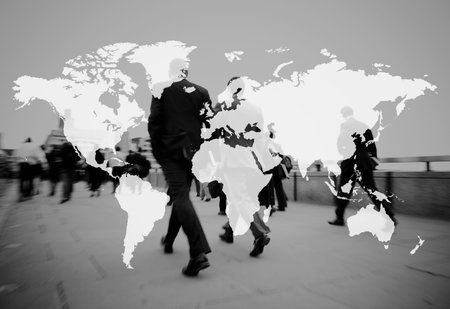 World Global Cartography Globalization Earth International Concept