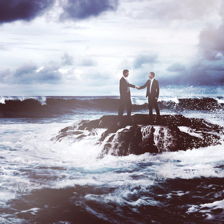 Business Opportunity in Crisis Connection Concept