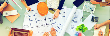 Group of Engineers Planning for a New Project Concept