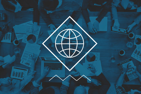 Global World Planet Business International Concept