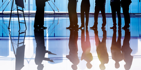 Business People Meeting Corporate Cityscape Skyline Concept