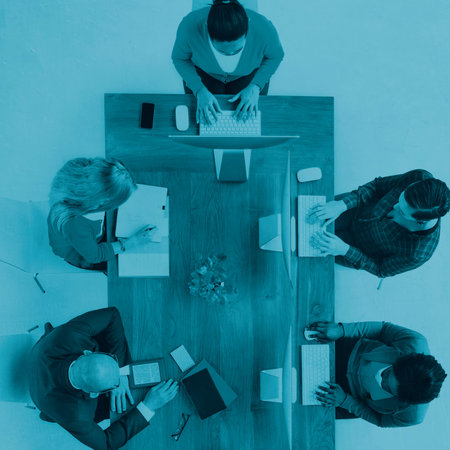 Diverse Business People Having a Meeting Office Concept
