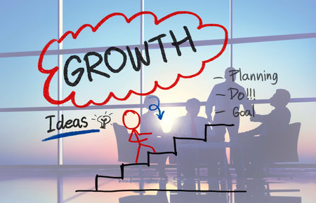 Growth Success Achievement Business Planning Concept