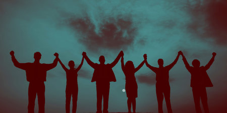 Business People Togetherness Coporate Team Unity Concept