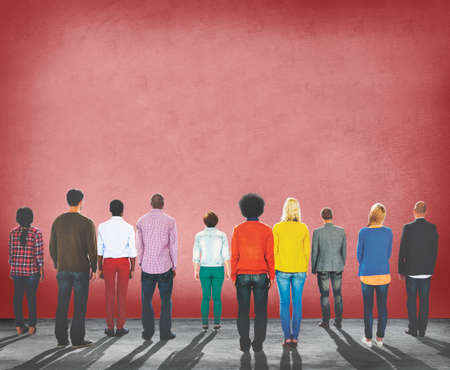 Diversity People Community Standing Teamwork Concept