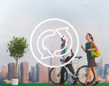Recycle Environmental Conservation Cycle Symbol Concept