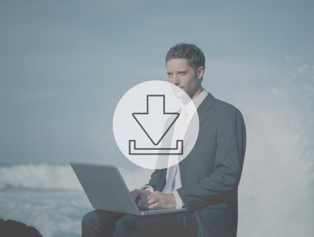 Downloading Technology Internet Connection Data Concept
