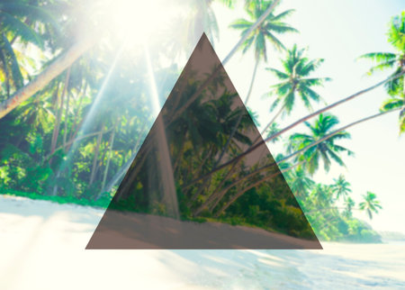 Summer Togetherness Friendship Triangle Copy Space Concept