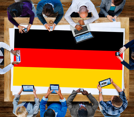 Germany Country Flag Nationality Culture Liberty Concept