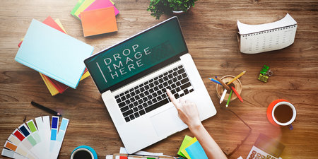 Online Connection Upload Technology Creative Concept