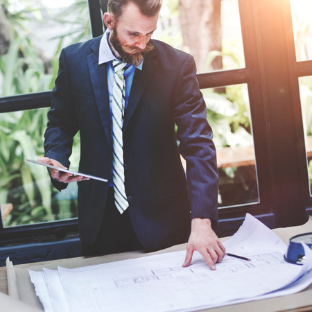 Business People Digital Device Strategy Planning Work Concept