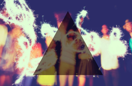 Summer Togetherness Friendship Triangle Copy Space Concept