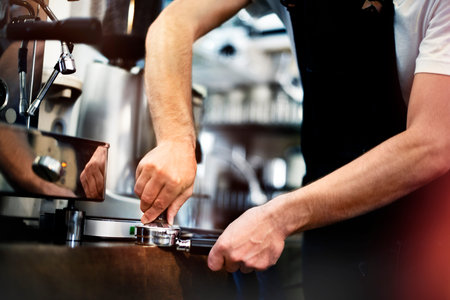 Barista Cafe Making Coffee Preparation Service Concept