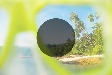 Copy Space Frame Summer Vacation Holiday Concept