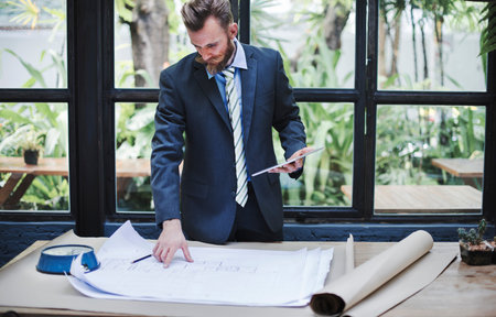 Business People Digital Device Strategy Planning Work Concept