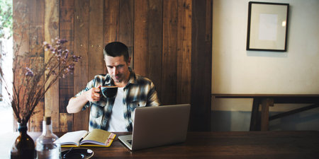 Relaxation Internet Connection Wireless Working Concept