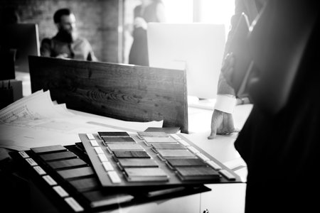 Designer Architect Stationary Choice Selecting Concept