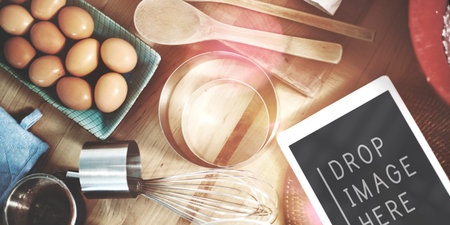 Cutlery Bake Shop Advertising Gourmet Kitchenware Concept