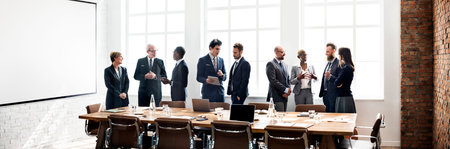 Business People Meeting Discussion Working Concept