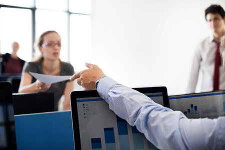 Business Team Finance Data Accounting Busy Cocnept