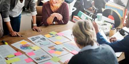 Coooperation Corporate Archievement Teamwork Concept