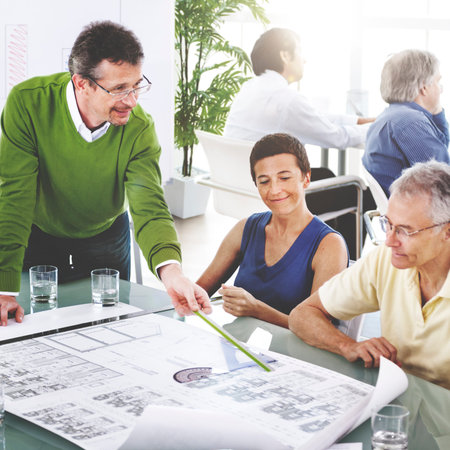 Teamwork Brainstorming Boardroom Communication Concept