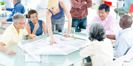 Business People Meeting Team Teamwork Support Concept