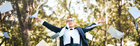 Carefree Relaxation Successful Achievement Cheerful Concept