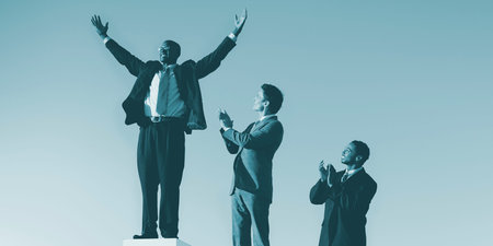 Business Team Leader Success Competition Corporate Concept