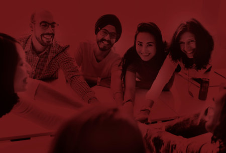 Team Teamwork Join Hands Partnership Concept