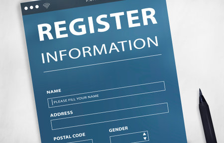 Register Information Apply Signup Concept