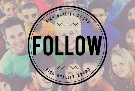 Follow Followers Following Share Sharing Social Concept