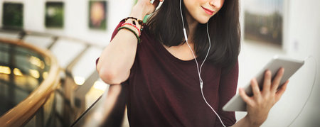 Woman Women Connection Digital Device Internet Concept