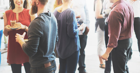 Coffee Break Business Cafe Celebration Event Party Concept