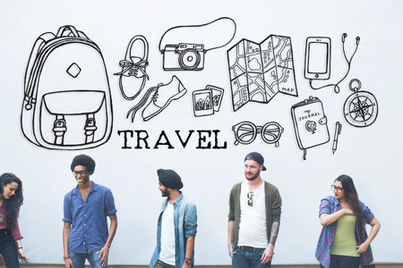 Travel Holiday Tourism Transportation Vacation Concept