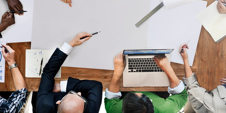 Business People Meeting Planning Working Strategy Concept