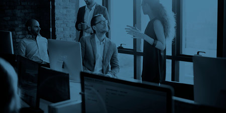 Business Communication Connection Working Concept