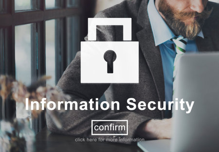Information Security Protection Privacy Interface Concept