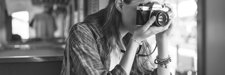 Girls Photography Traveling Trip Sightseeing Concept