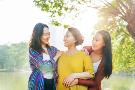 Mother Daughter Casual Adorable Heppiness Life Concept